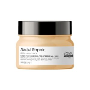 L'Oréal Professionnel Absolut Repair Mask for Dry & Damaged Hair - 250ml | Professional mask for Strengthening and Repairing Hair, With Wheat Protein, For Men & Women