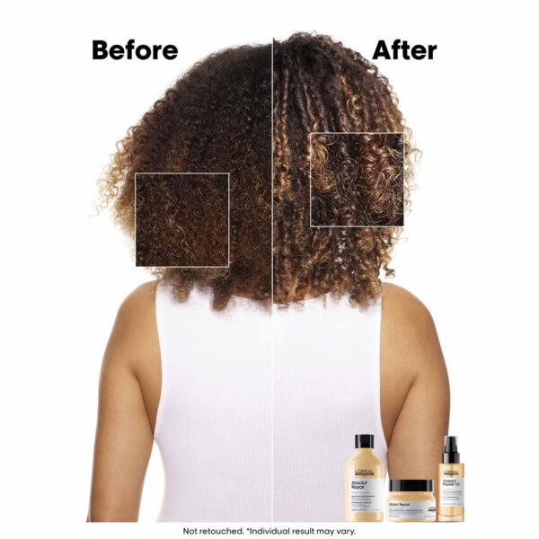 L'Oréal Professionnel Absolut Repair Mask for Dry & Damaged Hair - 250ml | Professional mask for Strengthening and Repairing Hair, With Wheat Protein, For Men & Women - Image 4